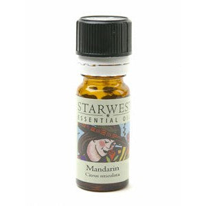 Mandarin Essential Oil - Use to strengthen the digestive function and the liver. Its refreshing aroma has an uplifting quality often used to aid feelings of apathy and anxiety.